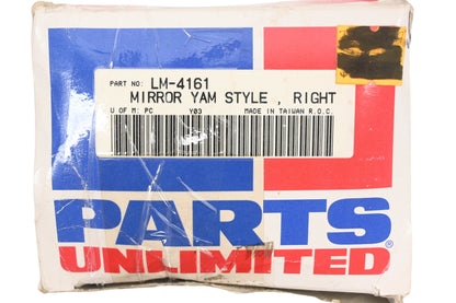 Parts Unlimited LM-4161 Righthand Yamaha Style Side Mirror NOS