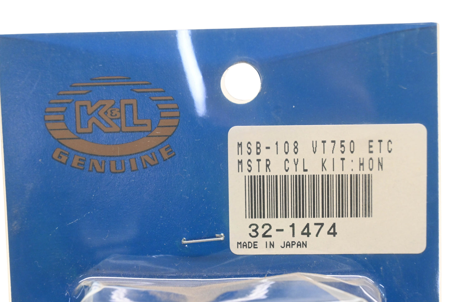 K&L 32-1474, MCB-108 Honda Master Cylinder Rebuild Kit NOS