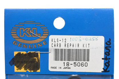 K&L 18-5060, KLS-12 Carburetor Repair Kit NOS