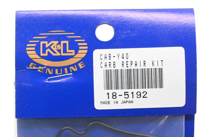K&L 18-5192, CAB-Y40 Carburetor Repair Kit NOS