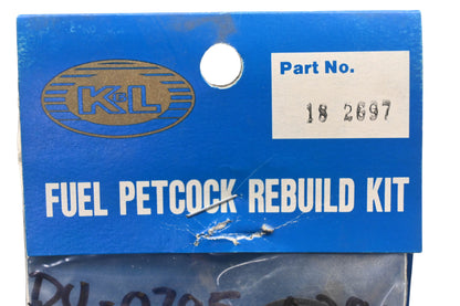 K&L 18-2697 Fuel Petcock Repair Kit NOS