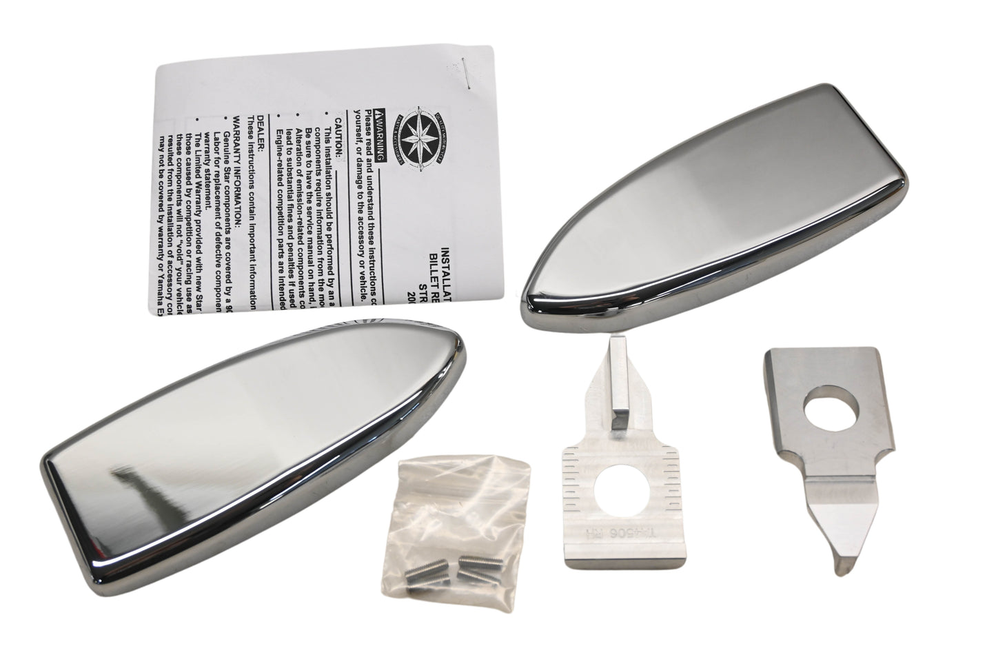 New OEM Yamaha STR-3D827-57-01 Billet Rear Axle Cover Kit NOS