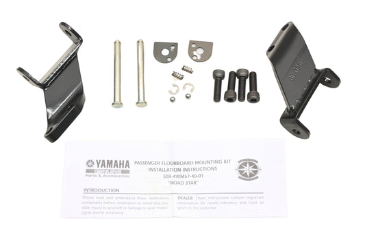 New OEM Yamaha STR-4WM57-40-01 Passenger Floorboard Mounting Kit NOS