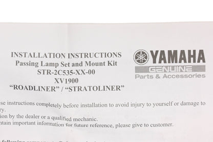 New OEM Yamaha STR-2C535-10-00 Passing Lamp Kit NOS