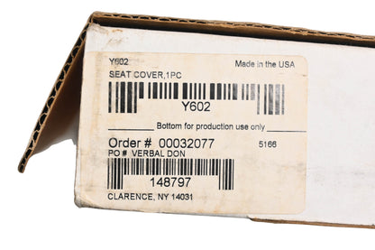 Saddlemen Y602 Black V-Twin Seat Cover NOS
