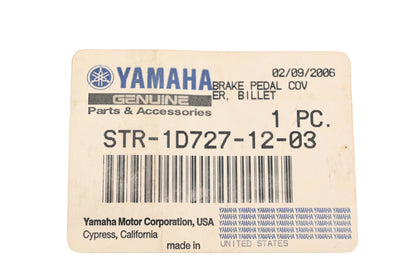 New OEM Yamaha STR-1D727-12-03 Billet Brake Pad Cover NOS