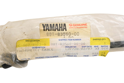 New OEM Yamaha 88T-83560-00-00 Tachometer Cable NOS