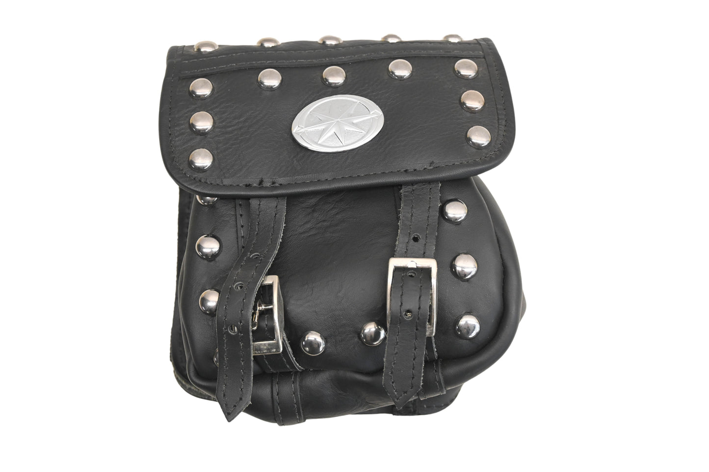 New OEM Yamaha STR-4NK47-13-00 Studded Star Logo Leather Backrest Bag NOS
