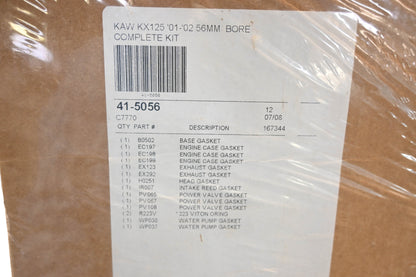 Cometic 41-5056 2001-02 Kawasaki KX125 Gasket Kit NOS