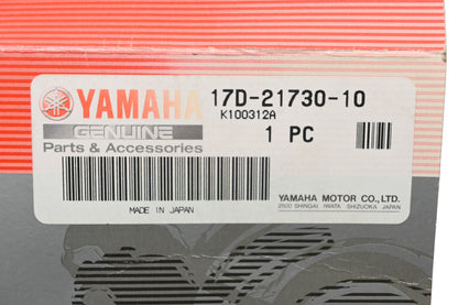 New OEM Yamaha 17D-21730-10-00 White/Black Oil Tank Left Side Cover Panel NOS