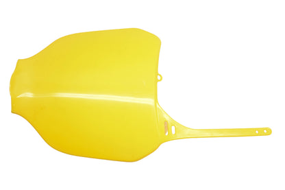 UFO Plast 116555, 11-6555 Yellow Front Number Plate NOS