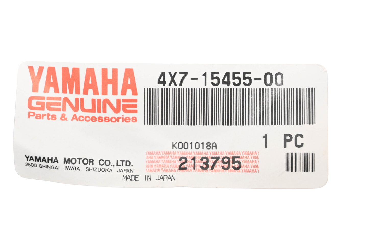 New OEM Yamaha 4X7-15455-00-00 Generator Cover Gasket NOS