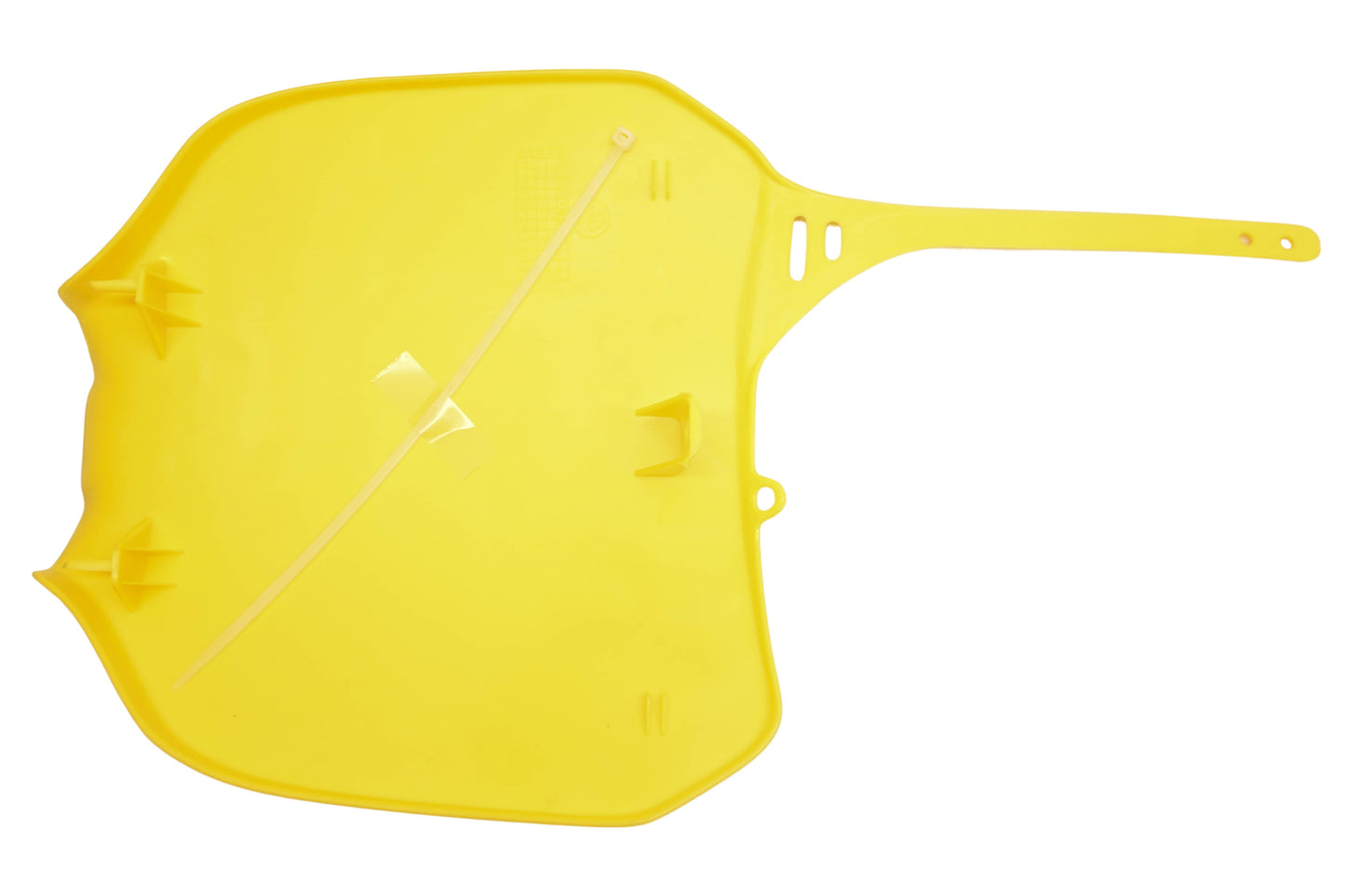 UFO Plast 116555, 11-6555 Yellow Front Number Plate NOS