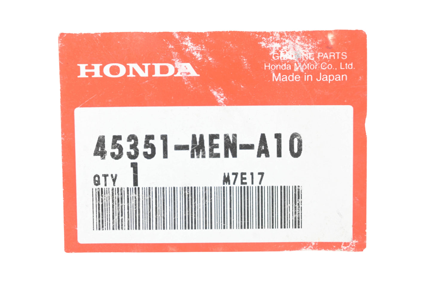 New OEM Honda 45351-MEN-A10 Front Disc Brake Rotor NOS