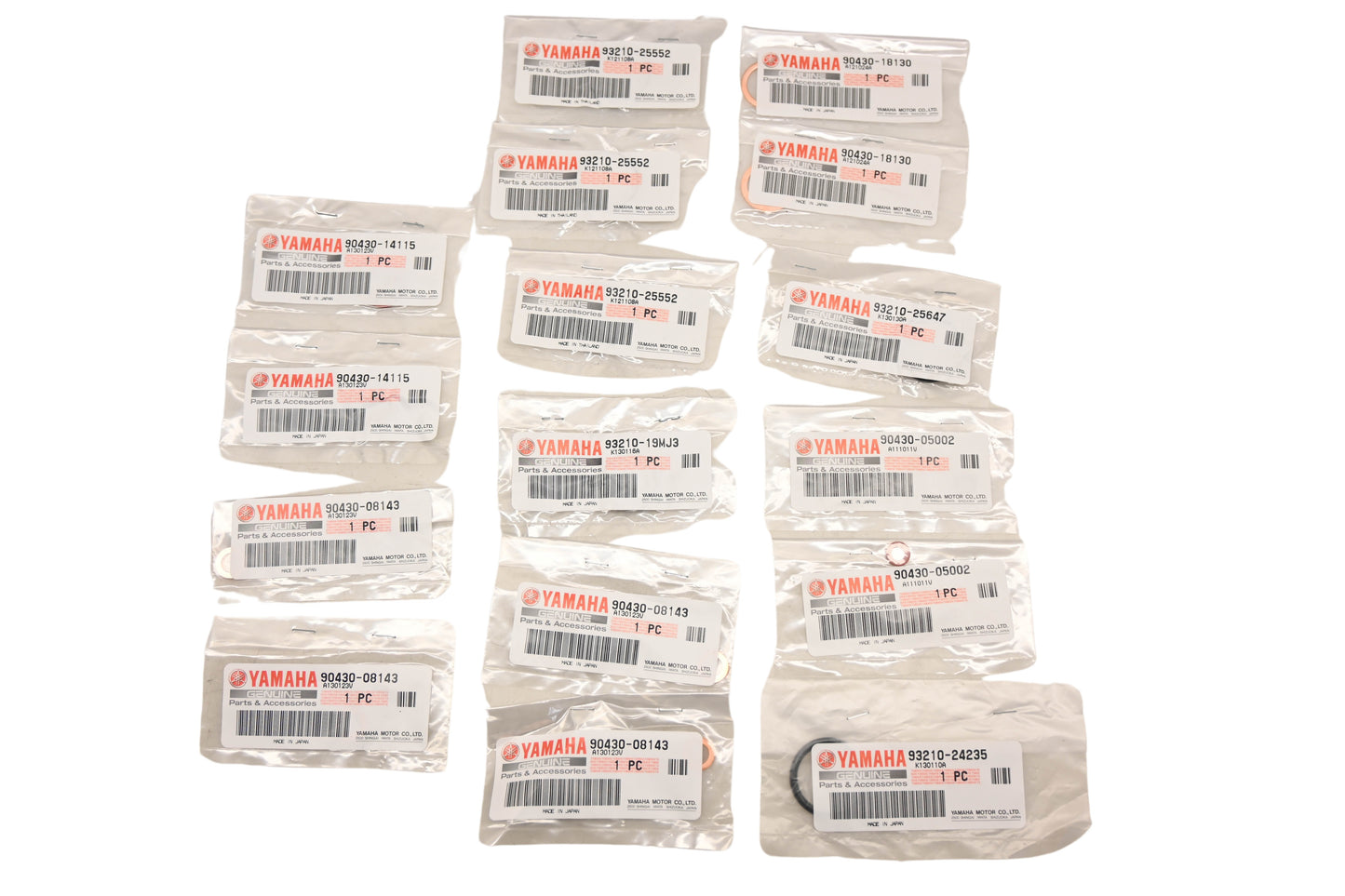 New OEM Yamaha 6P2-W0001-01-00 Powerhead Gasket Kit NOS