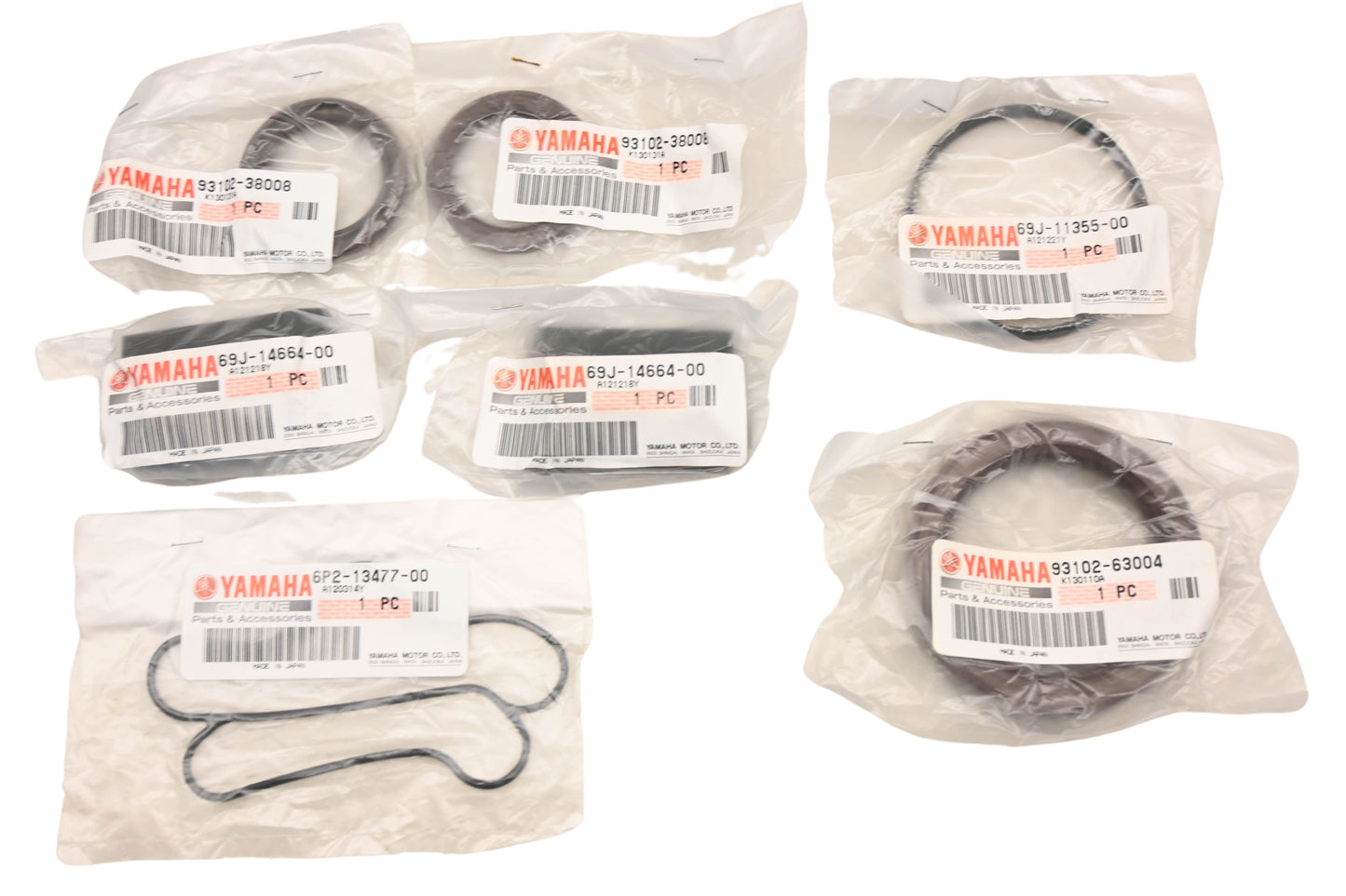 New OEM Yamaha 6P2-W0001-01-00 Powerhead Gasket Kit NOS
