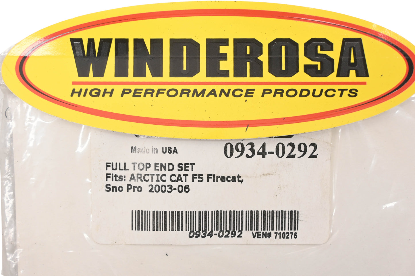 Winderosa 0934-0292 Full Top End Gasket & Seal Kit NOS