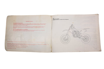 OEM Honda 31KSE610 2008 CRF150R/RB Owner's Manual Competition Handbook