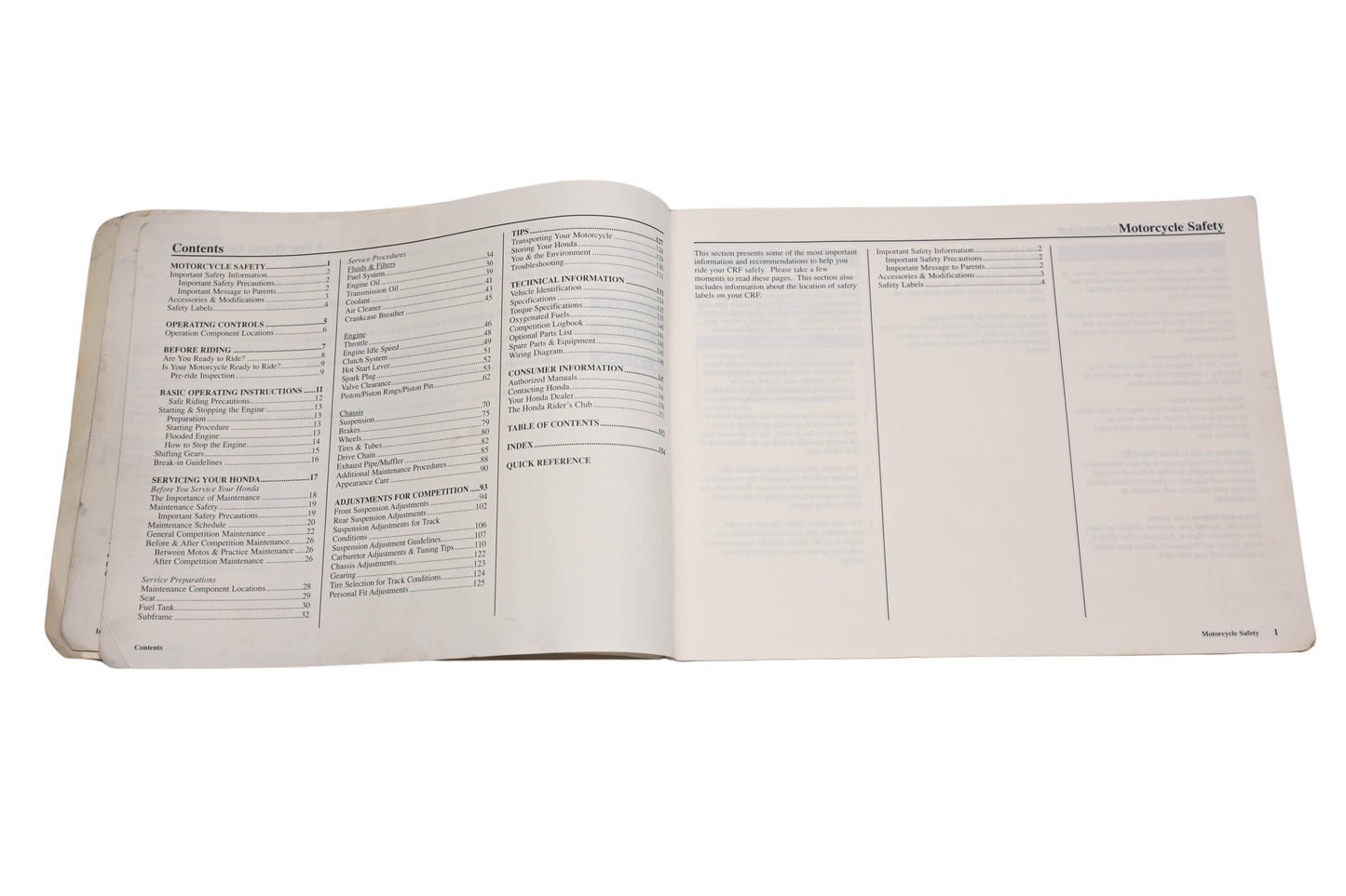 OEM Honda 31KSE610 2008 CRF150R/RB Owner's Manual Competition Handbook