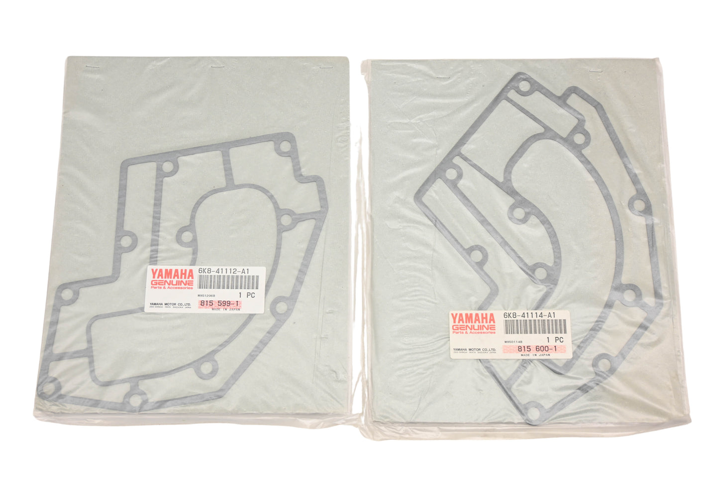 New OEM Yamaha 6K8-W0001-A1-00 Powerhead Gasket Kit NOS