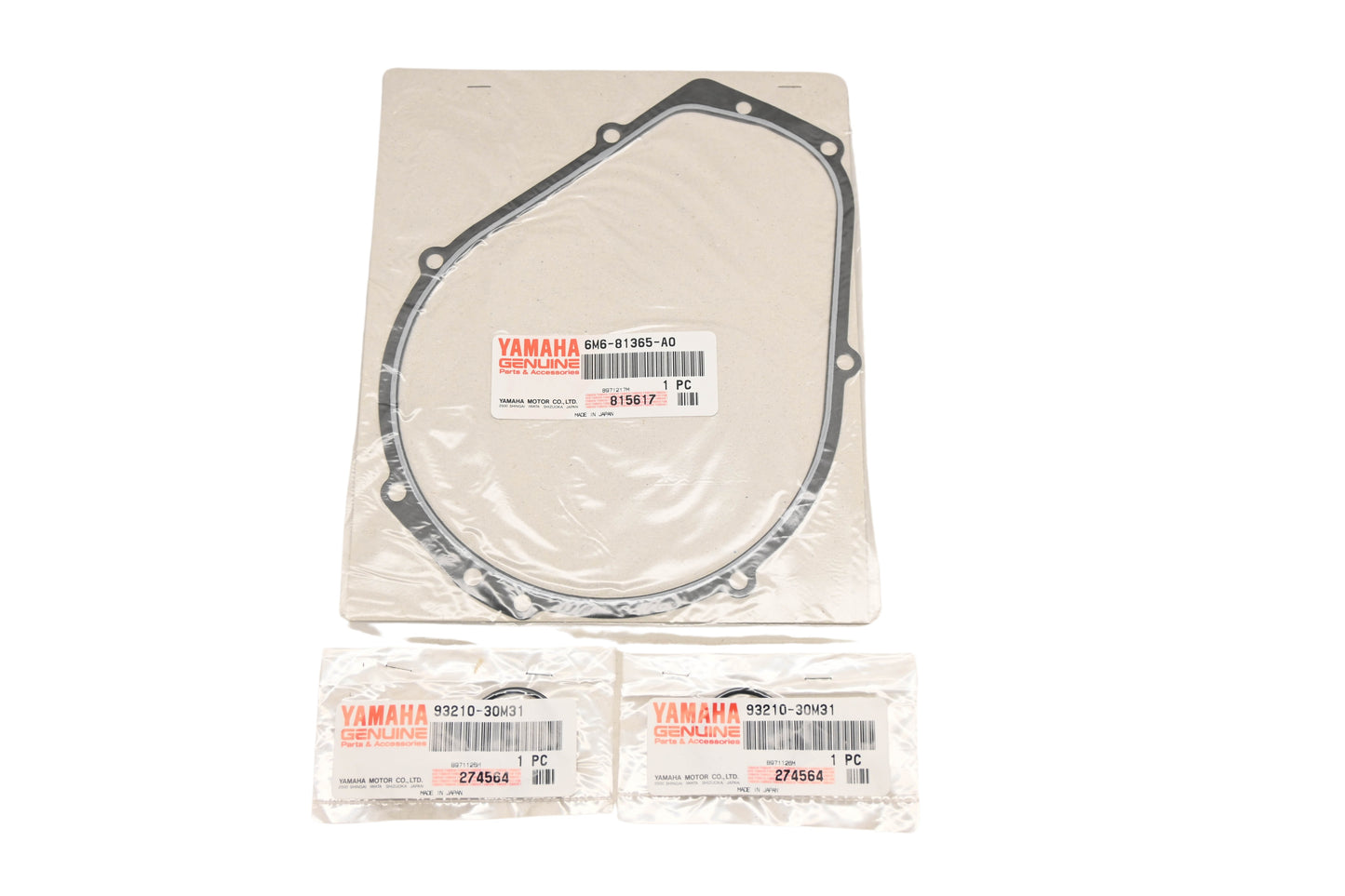 New OEM Yamaha 6R8-W0001-02-00 Engine Gasket & Seal Kit NOS