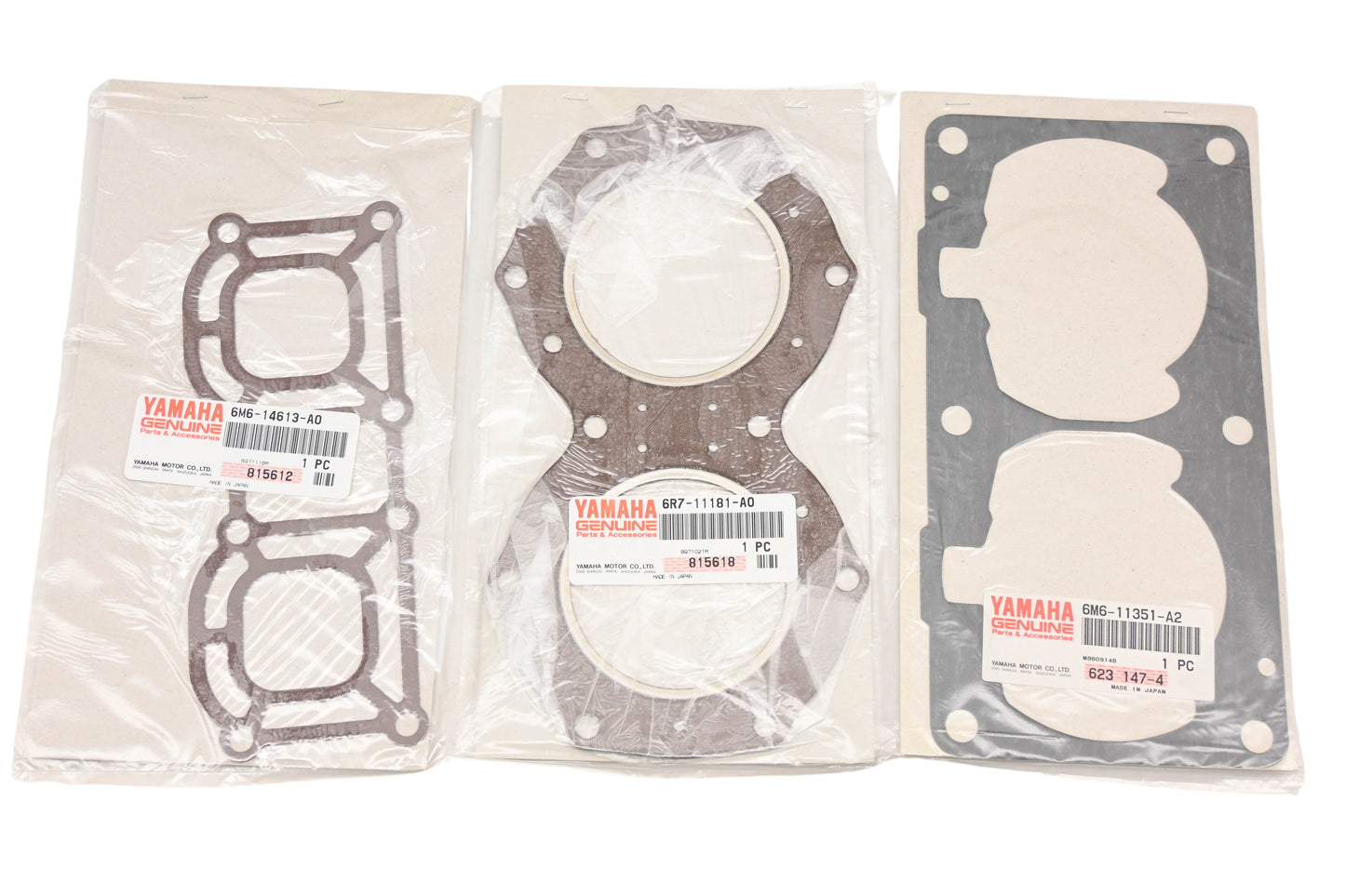 New OEM Yamaha 6R8-W0001-02-00 Engine Gasket & Seal Kit NOS