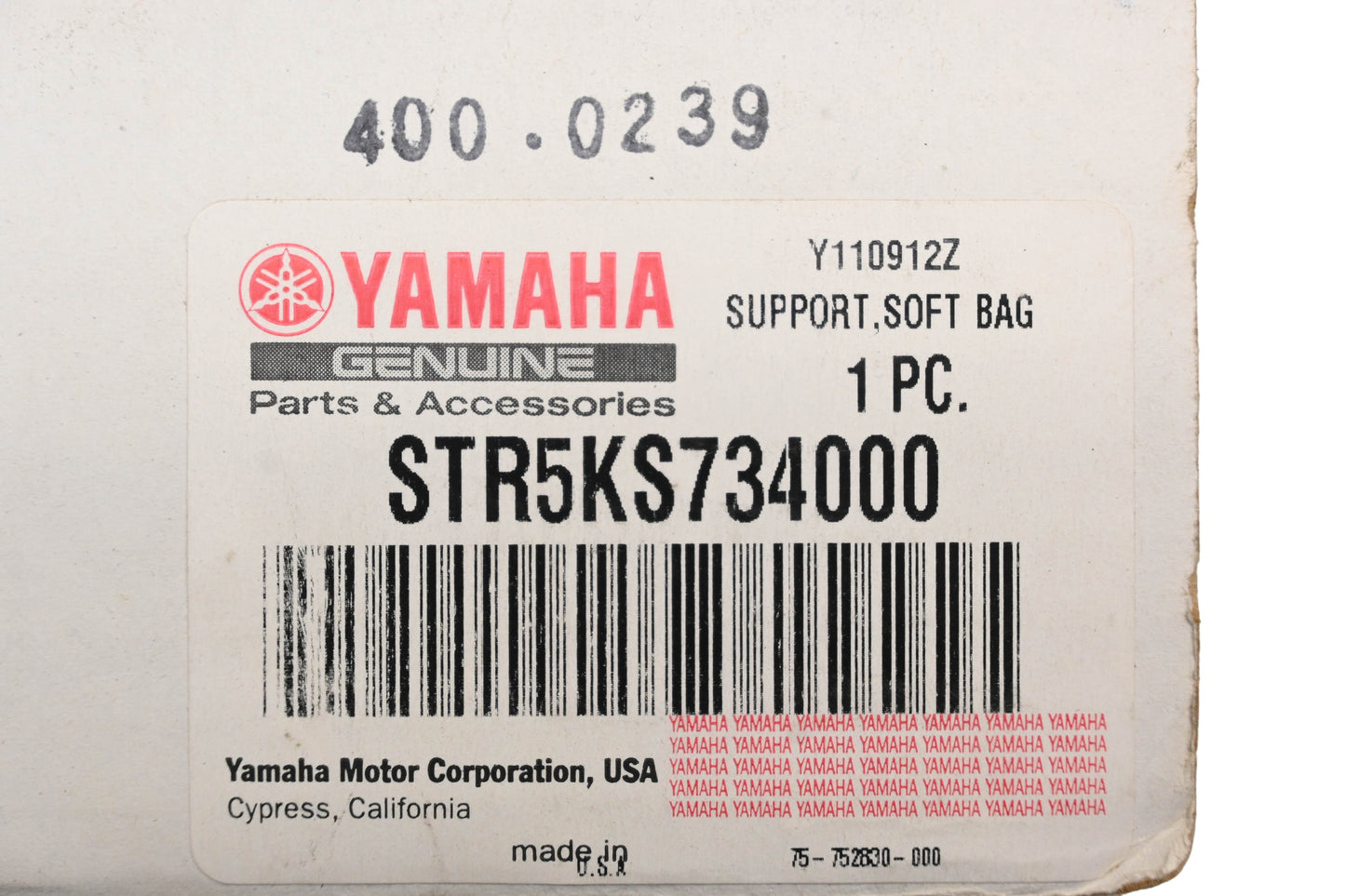 New OEM Yamaha STR-5KS73-40-00 Soft Saddlebag Support Bar Kit NOS