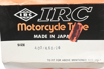 IRC T20035 Inoue 4.00/4.60-16 120/90-16 TR-4 Inner Tube NOS