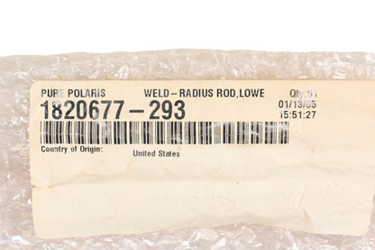New OEM Polaris 1820677-293 Red Radius Rod NOS