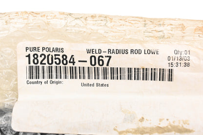 New OEM Polaris 1820584-067 Black Radius Rod NOS