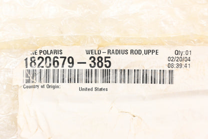 New OEM Polaris 1820679-385 Silver Radius Rod NOS