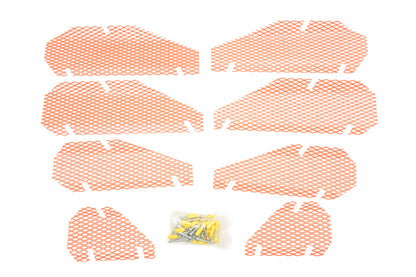 Aftermarket SK9805, 1999-700, 1999700 Arctic Cat Orange Hood Screen Kit NOS