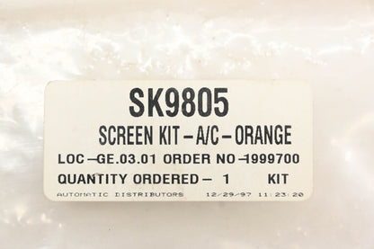 Aftermarket SK9805, 1999-700, 1999700 Arctic Cat Orange Hood Screen Kit NOS