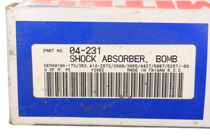 Parts Unlimited 04-231, 0106-173, 414-2073 Forsa Shock Absorber NOS