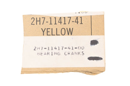 New OEM Yamaha 2H7-11417-41-00 Yellow Crankshaft Bearing NOS