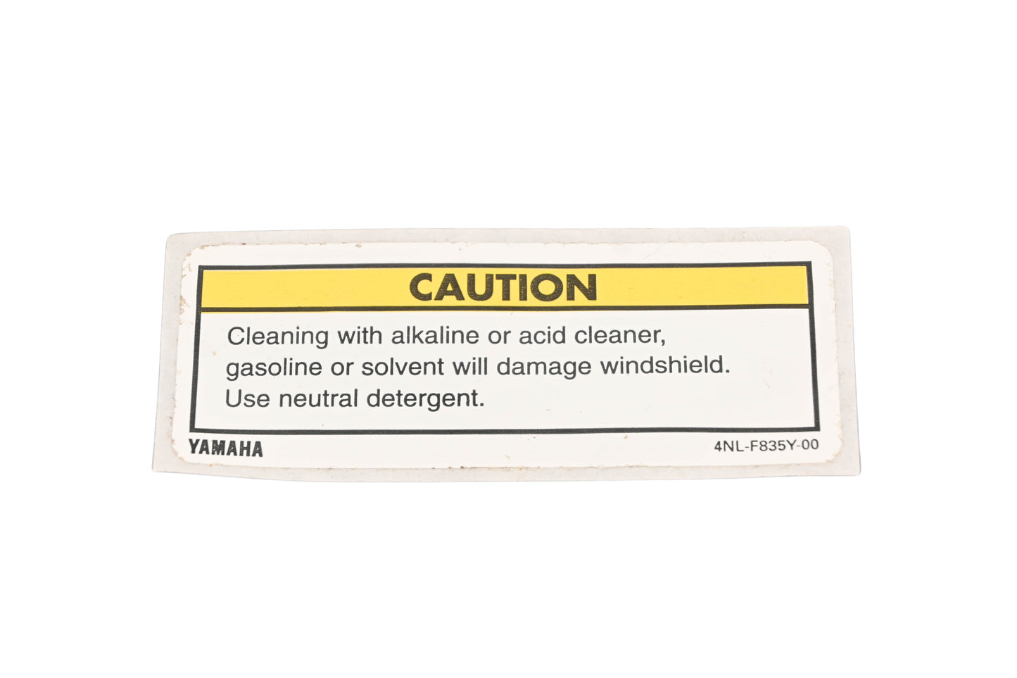 New OEM Yamaha 4NL-F835Y-00-00 Caution Label NOS