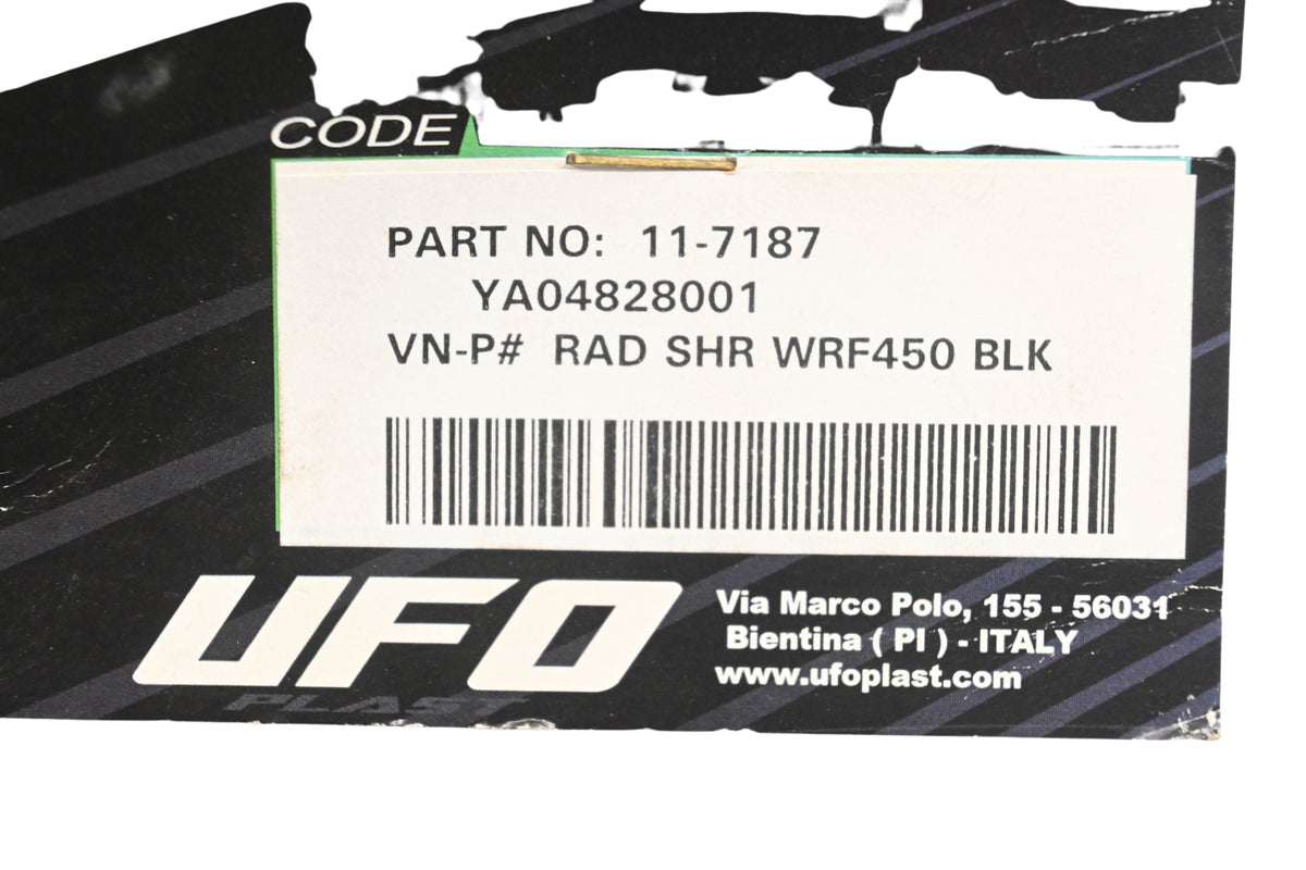 UFO Plast 117187, YA04828001 Black Radiator Shroud Kit NOS