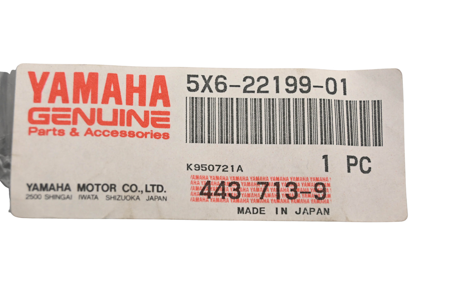 New OEM Yamaha 5X6-22199-01-00 Chain Guide Support NOS