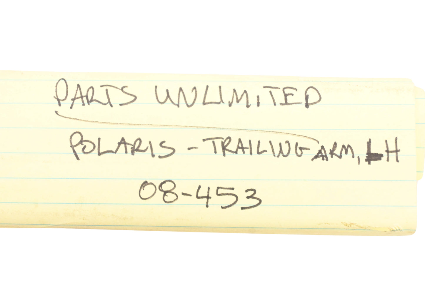 Parts Unlimited 08-453 Left Front Suspension Trailing Arm NOS