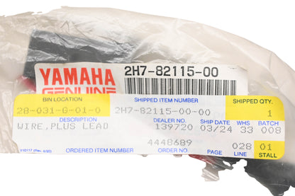 New OEM Yamaha 2H7-82115-00-00 Plus Lead Wire NOS