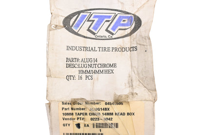 ITP 0223-0042, ALUG14, ALUG14BX Lug Nuts Qty 16