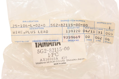 New OEM Yamaha 5G2-82115-00-00 Plus Lead Wire NOS