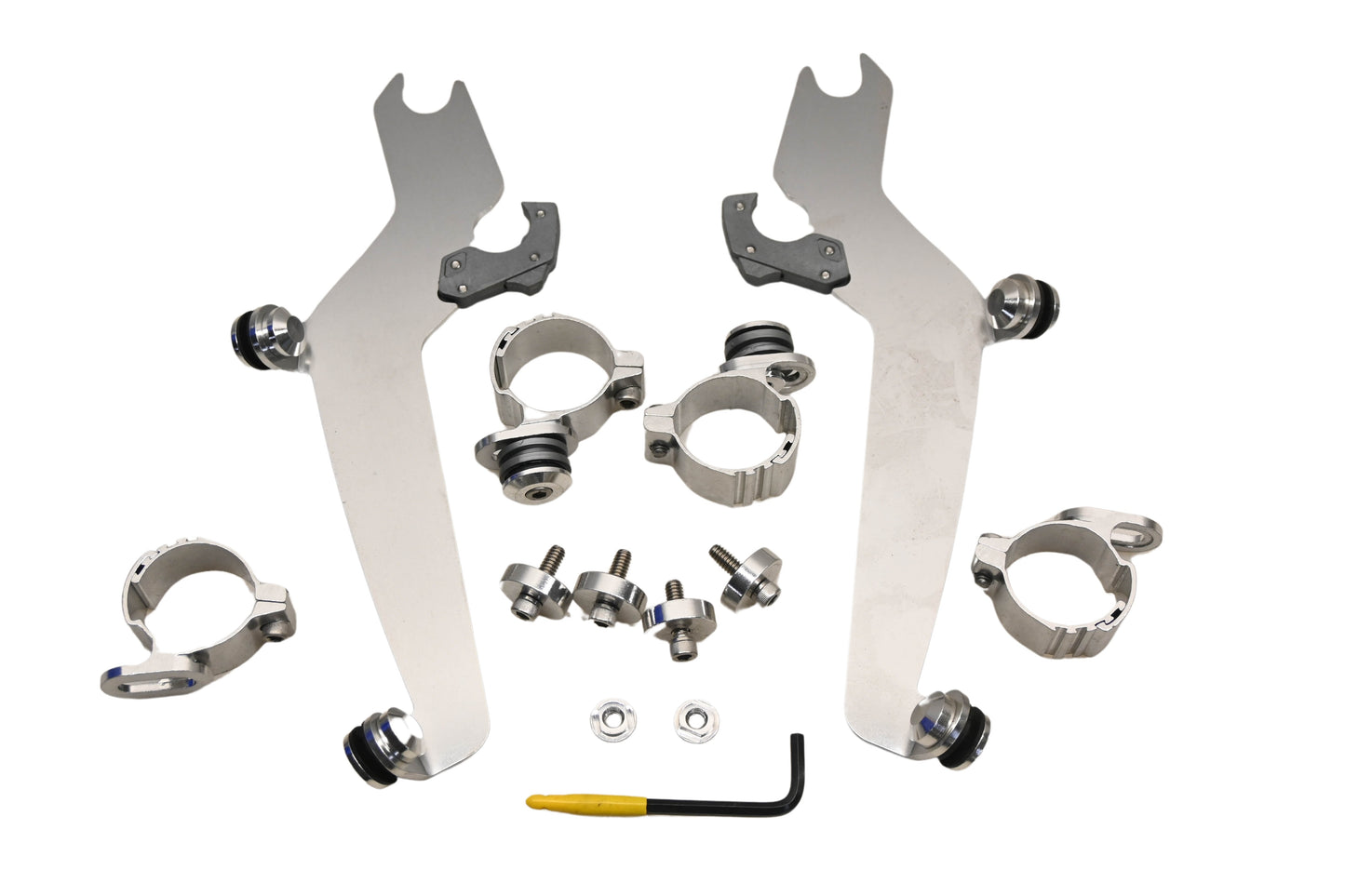 Memphis Shades 2321-0043 Metric Wide Sport shield Mount Kit NOS