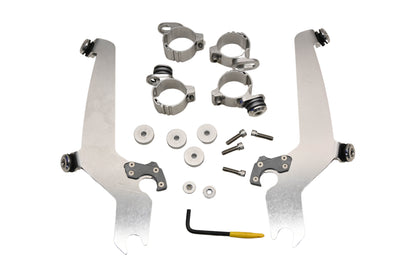 Memphis Shades 2321-0043 Metric Wide Sport shield Mount Kit NOS