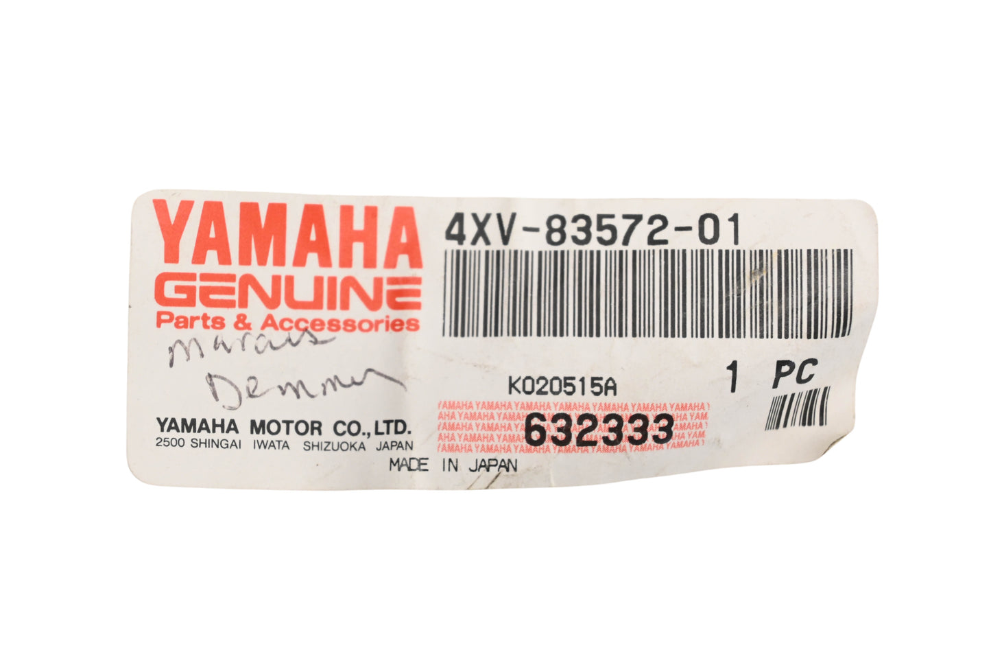 New OEM Yamaha 4XV-83572-01-00 Speedometer Lower Case NOS