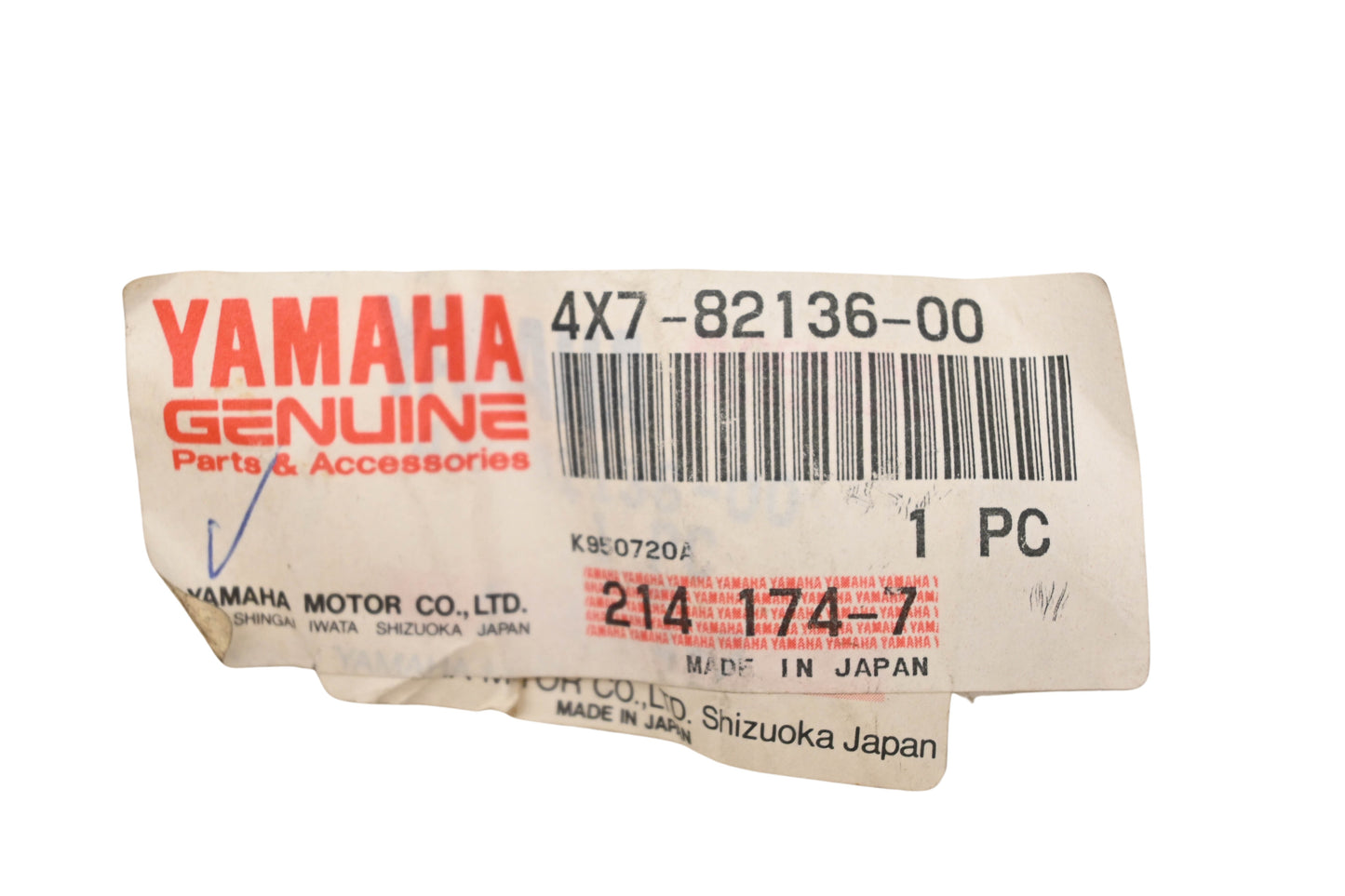 New OEM Yamaha 4X7-82136-00-00 Battery Fitting Plate NOS