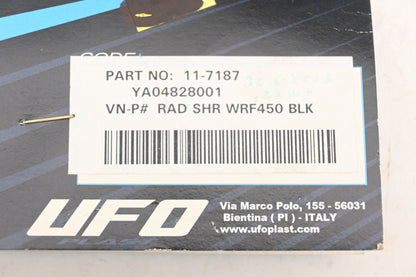 UFO Plast 117187, YA04828001, 11-7187 Black Side Panel Kit NOS