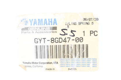 New OEM Yamaha GYT-8GD47-00-00 Yellow Suspension Spring NOS