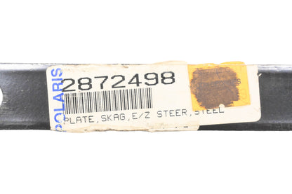 New OEM Polaris 2872498 Steel E/Z Steer Skag Plate NOS