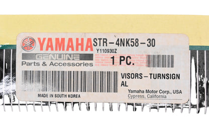 New OEM Yamaha STR-4NK58-30-00 Turn Signal Visor Kit NOS